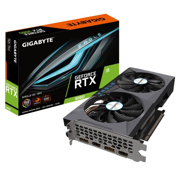 کارت گرافیک گیگابایت مدل GeForce RTX™ 3060 EAGLE OC 12G