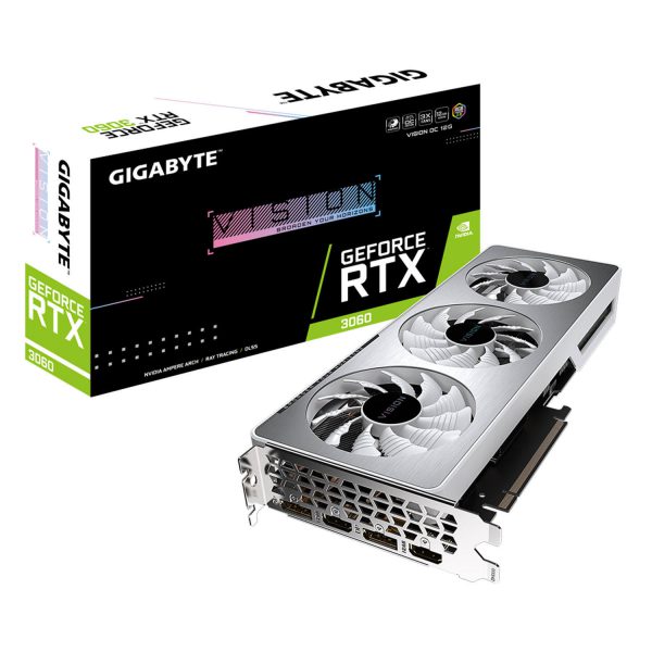 کارت گرافیک گیگابایت مدل GeForce RTX™ 3060 VISION OC 12G